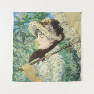 Jeanne (Frühling) Edouard Manet Wandteppich