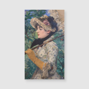 Jeanne (Frühling) von Édouard Manet Magnetkarte