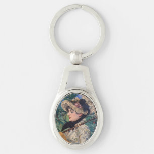 Jeanne (Frühling)  von Édouard Manet Schlüsselanhänger