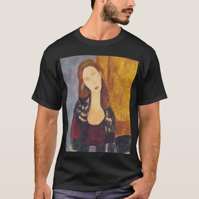Jeanne Hebuterne Porträt durch Amedeo Modigliani T-Shirt (Vorderseite)
