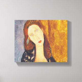 Jeanne Hebuterne Porträt von Amedeo Modigliani Leinwanddruck