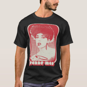 Jeanne Mas Retro ästhetisches Fan Design T-Shirt