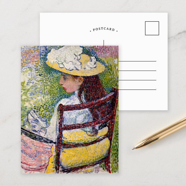 Jeanne Pissarro | Theo van Rysselberghe Postkarte (Von Creator hochgeladen)
