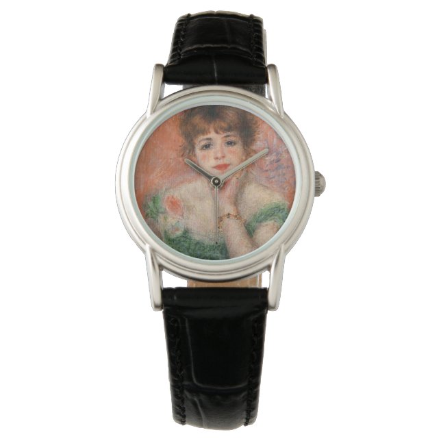 Jeanne Samary in einem Necked Dress (von Renoir) Armbanduhr (Vorderseite)