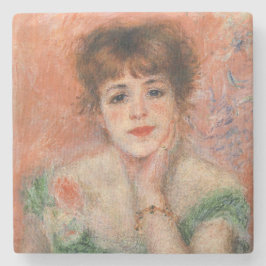 Jeanne Samary in einem Necked Dress (von Renoir) Steinuntersetzer