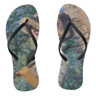 Jeanne (Spring) von Édouard Manet Flip Flops