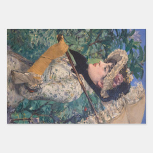 Jeanne (Spring) von Édouard Manet Geschenkpapier Set