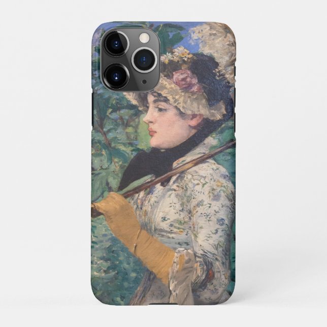 Jeanne (Spring) von Édouard Manet iPhone Hülle (Rückseite)