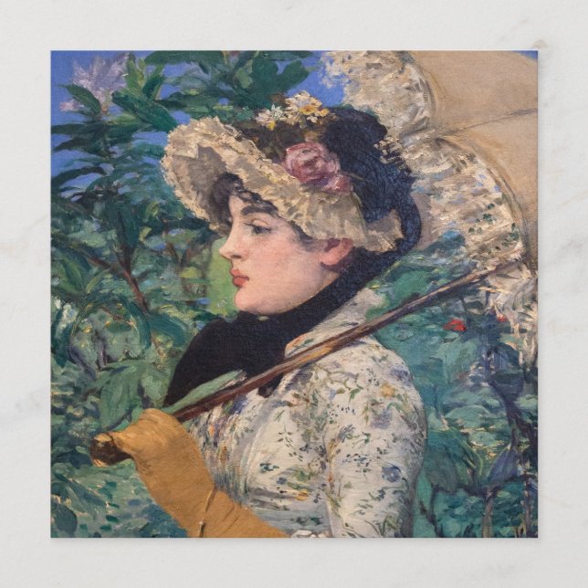 Jeanne (Spring) von Édouard Manet Programm (Vorderseite)