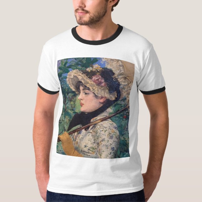 Jeanne (Spring) von Édouard Manet T-Shirt (Vorderseite)