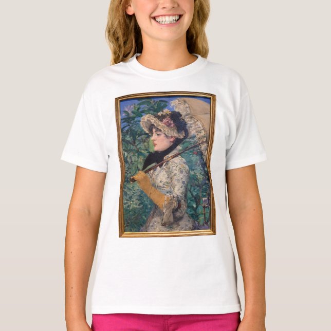 Jeanne (Spring) von Édouard Manet T-Shirt (Vorderseite)