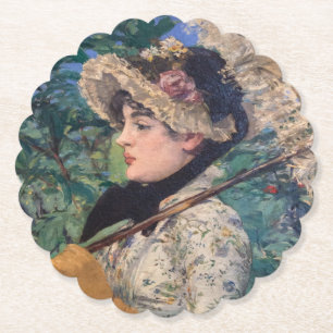 Jeanne (Spring) von Édouard Manet Untersetzer