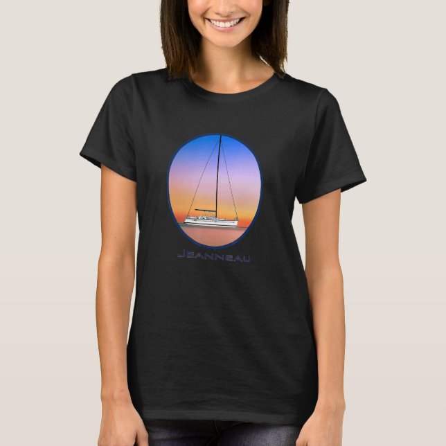 Jeanneau Boote T-Shirt (Vorderseite)
