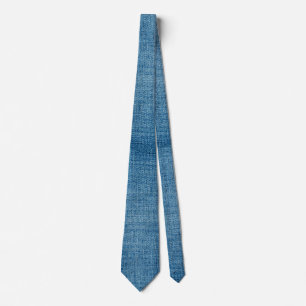 Jeans fabric texture neck tie krawatte