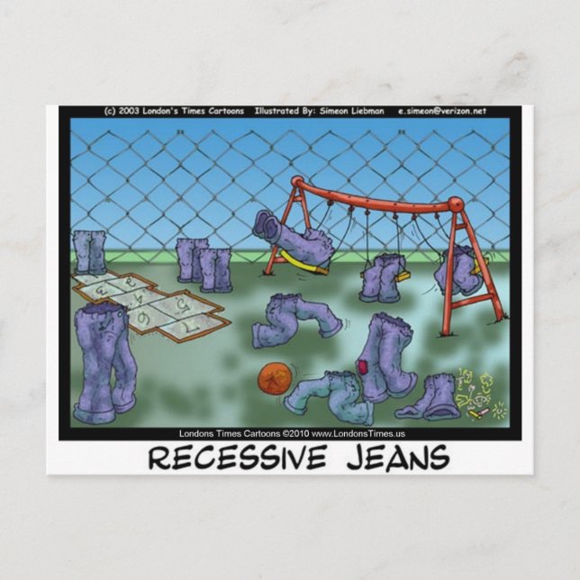 Jeans Funny Gifts T-Shirts & Sammlerstücke Postkarte (Vorderseite)
