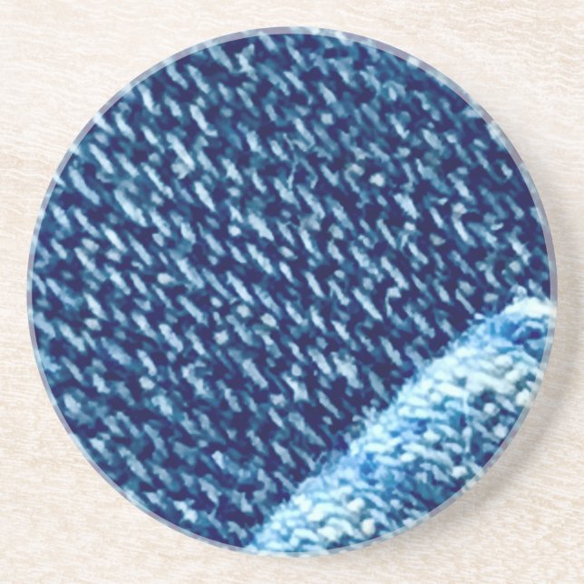 Jeans Getränkeuntersetzer (Vorne)