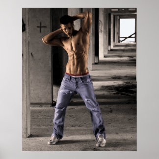 Jeans in Cavern Poster