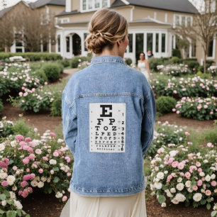 Jeans jacke eye Chart denim