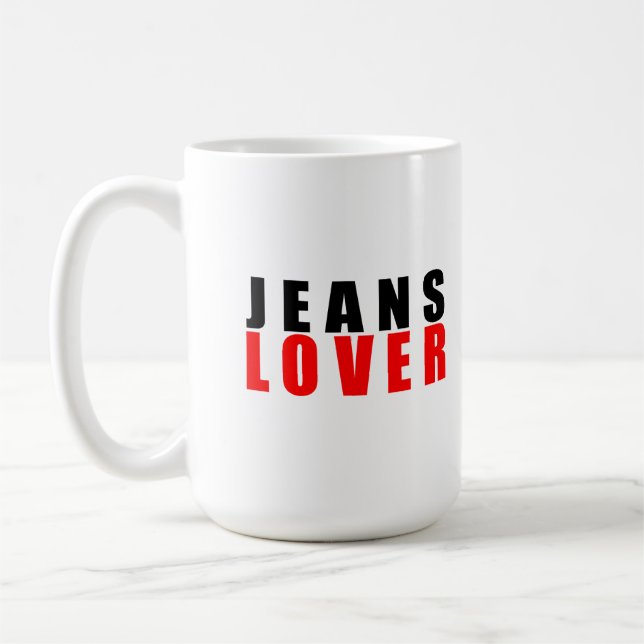 Jeans Liebhaber Kaffeetasse (Links)