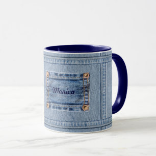 Jeans mug w/out your text tasse