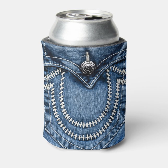 Jeans Pocket Dosenkühler (Kanne Rückseite)