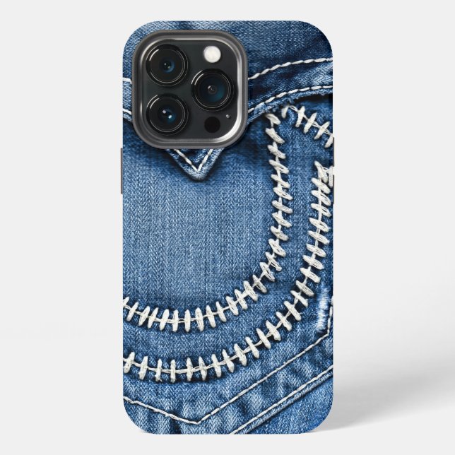 Jeans Pocket iPhone Hülle (Hinten)