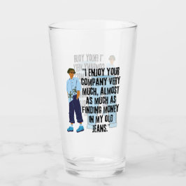 JEANS QUOTE GLAS