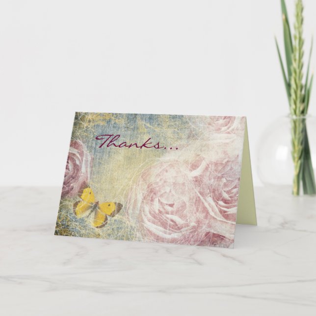 JEANS ROSE & BUTTERFLIS Dank Ihrer Karte (Vorderseite)