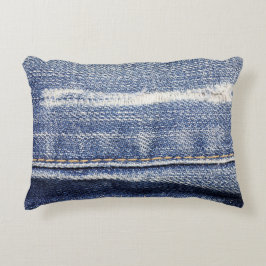 Jeans strukturieren Hintergrund. Dekokissen