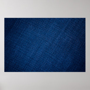 Jeans-Textur der Marine Poster