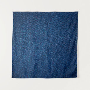 Jeans-Textur der Marine Wandteppich