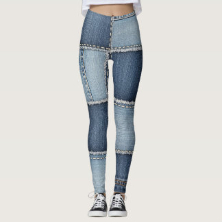 Jeansflicken Leggings