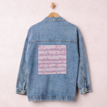 Jeansjacke – Schmetterlingsgarten