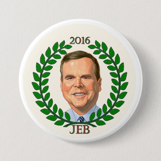 Jeb Bush 2016 für Präsident Button (Vorderseite)