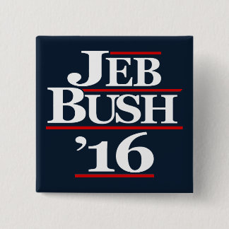 Jeb Bush 2016 Kampagnen-Knöpfe Button