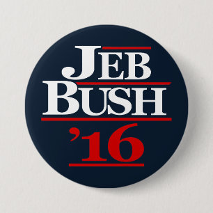 Jeb Bush 2016 Kampagnen-Knöpfe Button