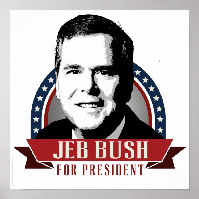 JEB BUSH 2016 SPANGLE -.png Poster (Vorne)