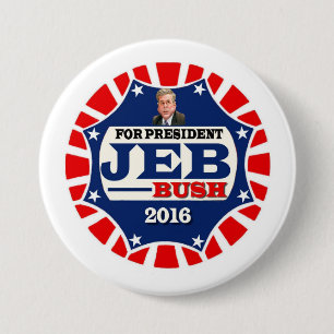 Jeb Bush für den Präsidenten 2016 Button