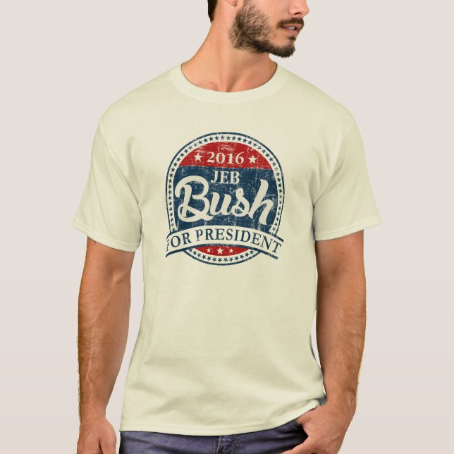 Jeb Bush für Präsidenten T-Shirt (Vorderseite)