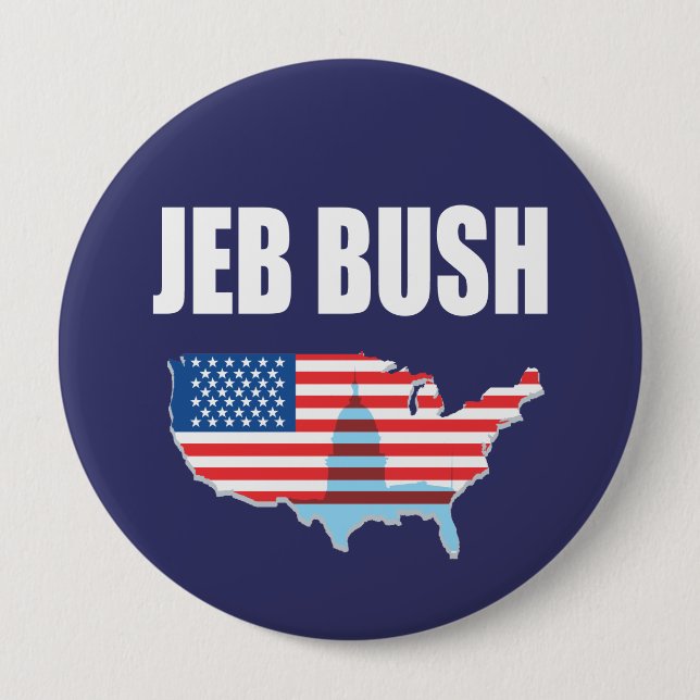 JEB BUSH-Wahl-Gang Button (Vorderseite)