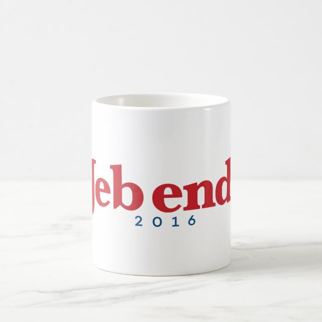 Jeb Ende! 2016 Kaffeetasse (Mittel)