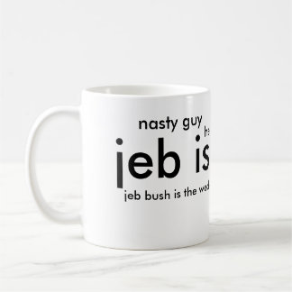 jeb ist eine Verwirrungs-Tasse Tasse