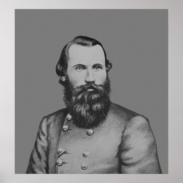 JEB Stuart — Konföderaler General Poster (Vorne)