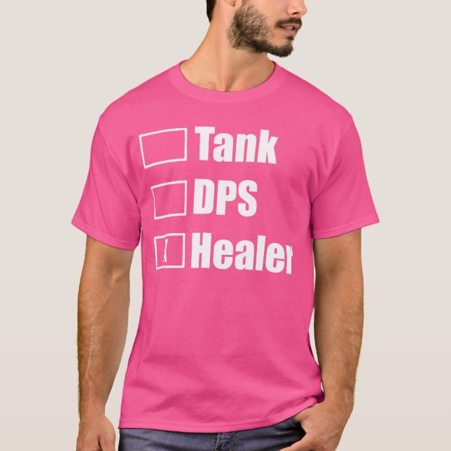 JEBCo Gaming MMO Heilerin T-Shirt (Vorderseite)