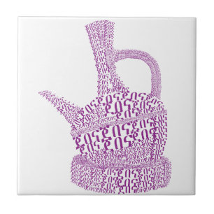 Jebena/äthiopischer Kaffee Fliese