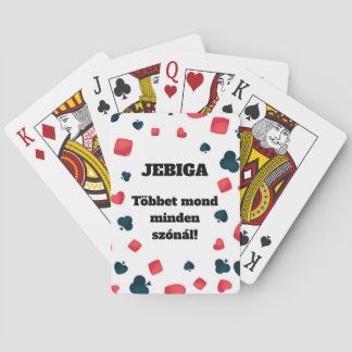 JEBIGA Többet mond minden szónál! kártyapakli Spielkarten