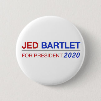 Jed Bartlet für Knopf Präsidenten 2020 Button