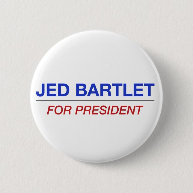 JED BARTLET für Präsidentenknopf Button (Vorderseite)