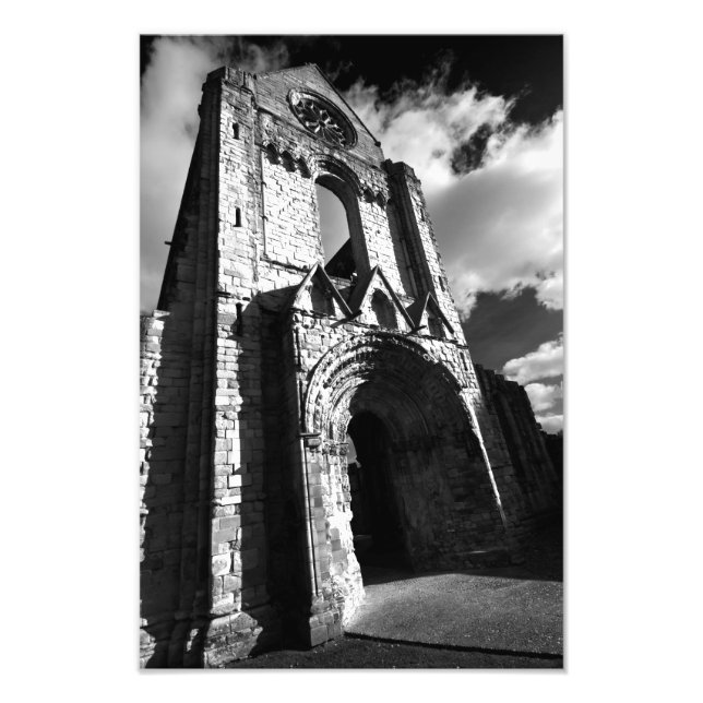Jedburgh Abbey, Foto Print in Schottland (Vorne)
