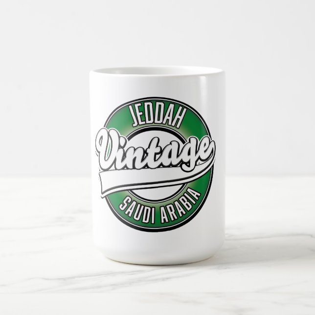 jeddah saudi arabia Logo Kaffeetasse (Mittel)